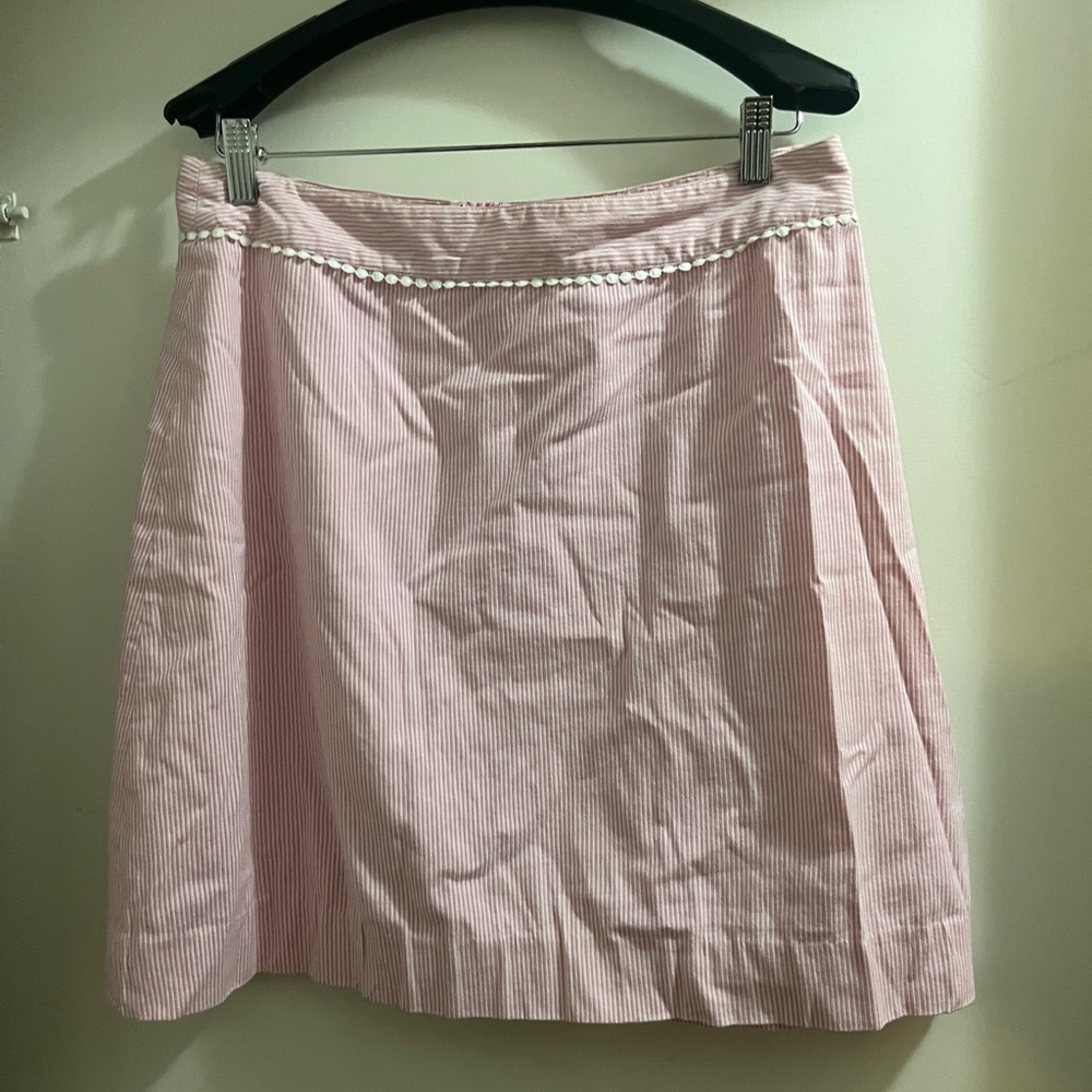 Seersucker skirt